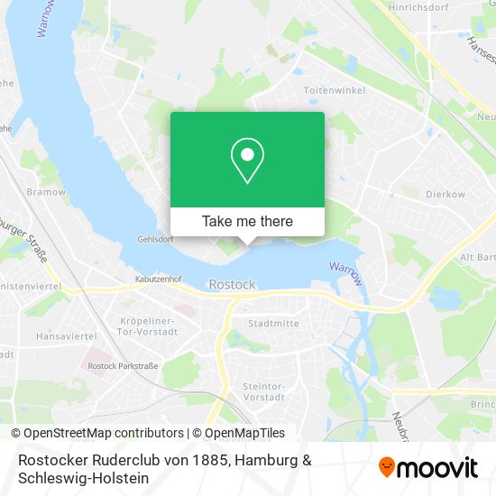 Rostocker Ruderclub von 1885 map