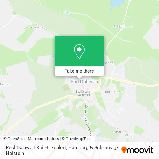 Карта Rechtsanwalt Kai H. Gehlert