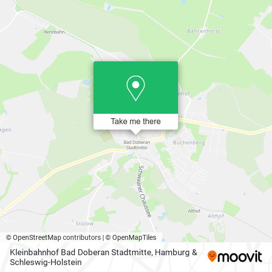 Kleinbahnhof Bad Doberan Stadtmitte map