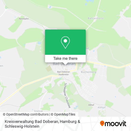 Карта Kreisverwaltung Bad Doberan