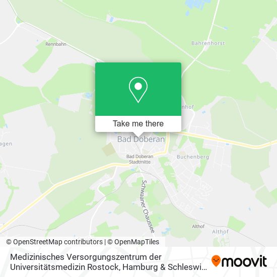 Medizinisches Versorgungszentrum der Universitätsmedizin Rostock map