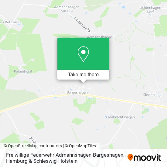 Freiwillige Feuerwehr Admannshagen-Bargeshagen map