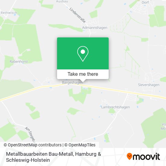 Metallbauarbeiten Bau-Metall map
