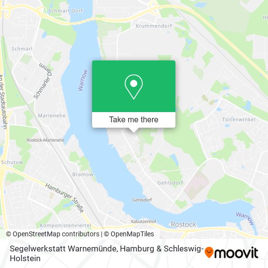 Segelwerkstatt Warnemünde map