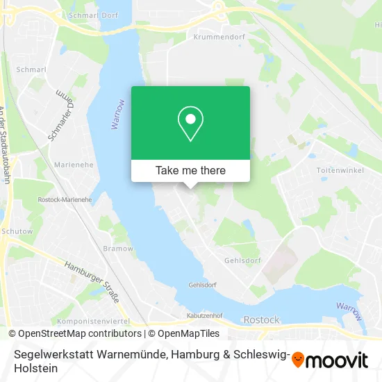 Карта Segelwerkstatt Warnemünde