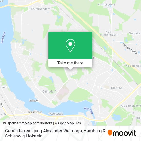 Gebäuderreinigung Alexander Welmoga map