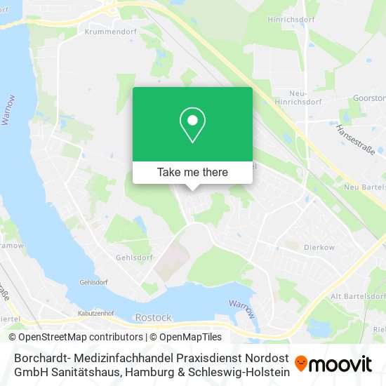 Borchardt- Medizinfachhandel Praxisdienst Nordost GmbH Sanitätshaus map