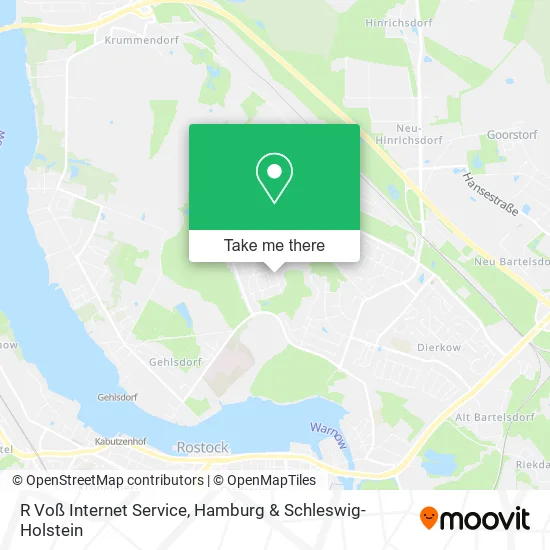 Карта R Voß Internet Service