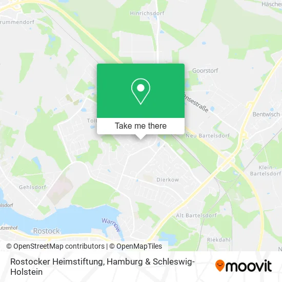 Карта Rostocker Heimstiftung
