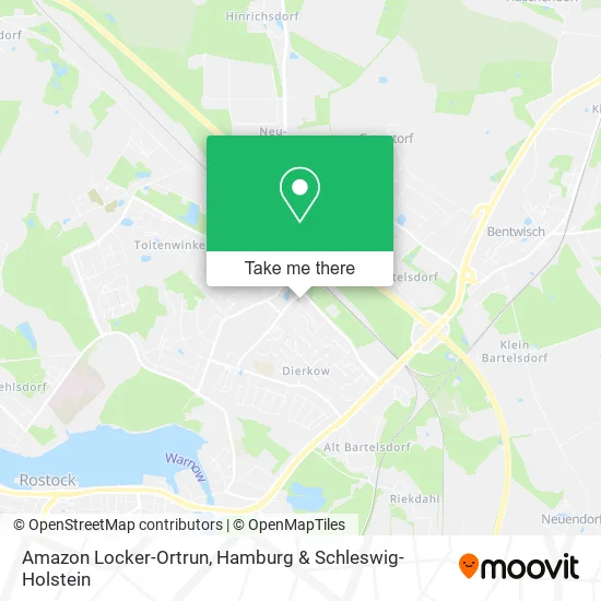 Карта Amazon Locker-Ortrun