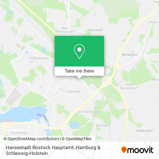 Карта Hansestadt Rostock Hauptamt