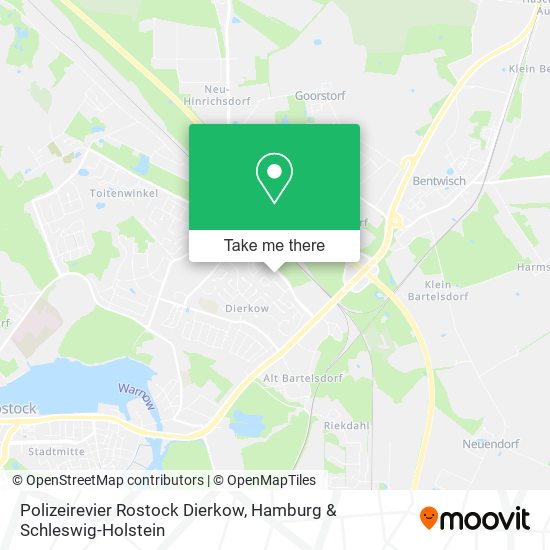 Polizeirevier Rostock Dierkow map