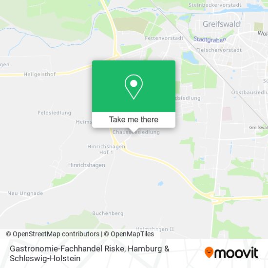 Gastronomie-Fachhandel Riske map