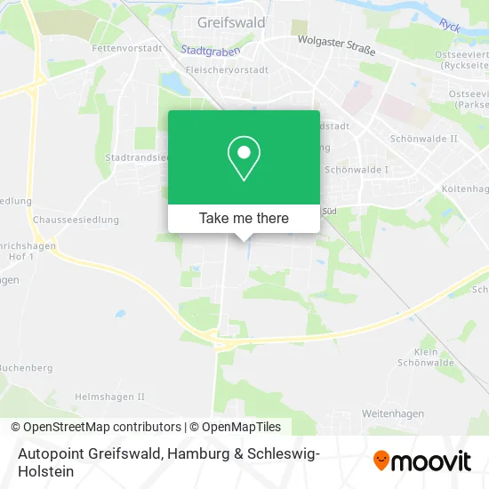 Карта Autopoint Greifswald