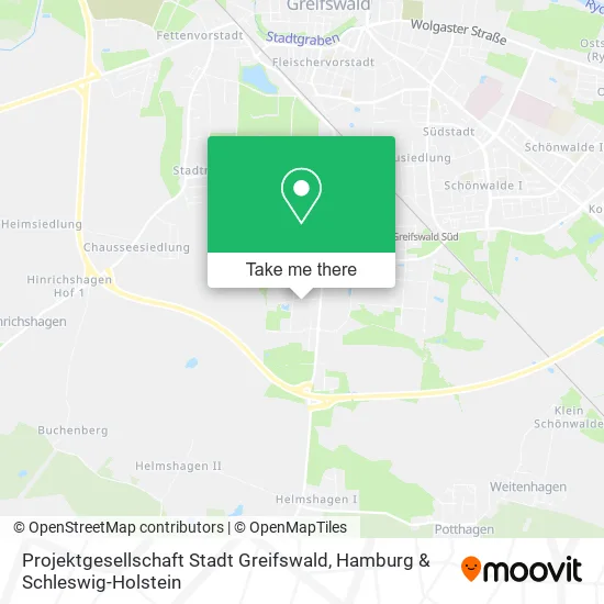 Карта Projektgesellschaft Stadt Greifswald