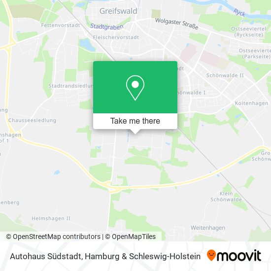 Autohaus Südstadt map