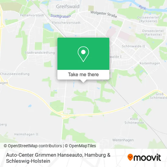 Карта Auto-Center Grimmen Hanseauto