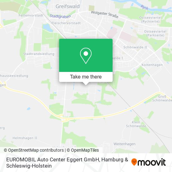 EUROMOBIL Auto Center Eggert GmbH map