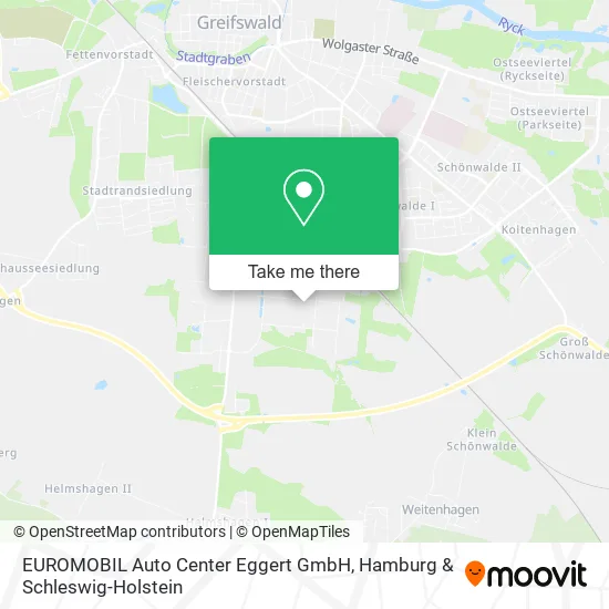 Карта EUROMOBIL Auto Center Eggert GmbH