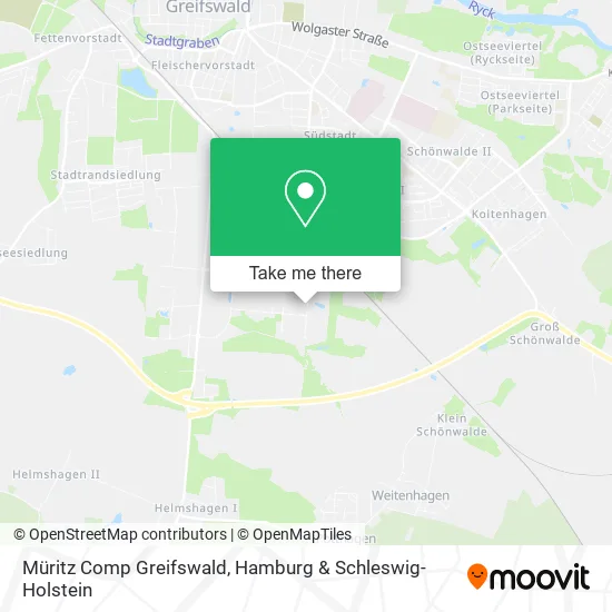 Карта Müritz Comp Greifswald