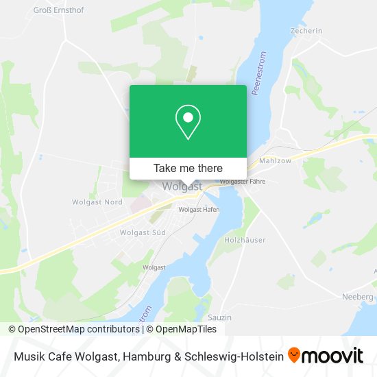 Musik Cafe Wolgast map