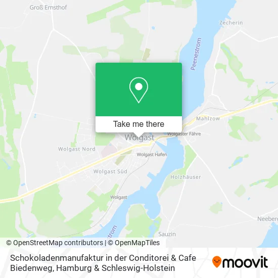 Карта Schokoladenmanufaktur in der Conditorei & Cafe Biedenweg