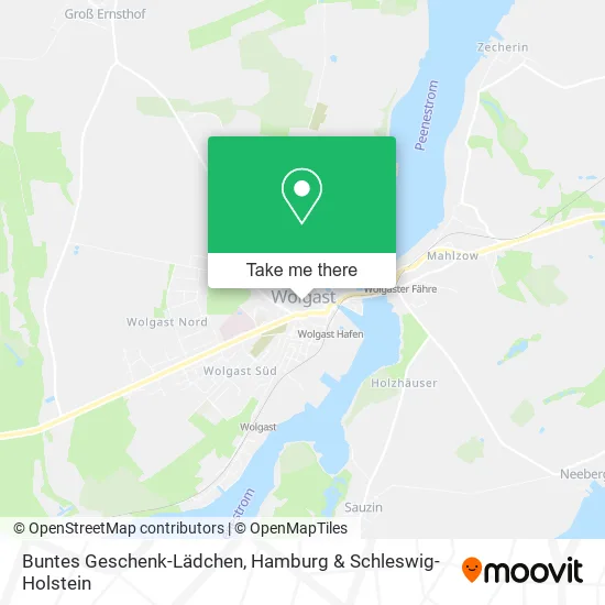 Карта Buntes Geschenk-Lädchen
