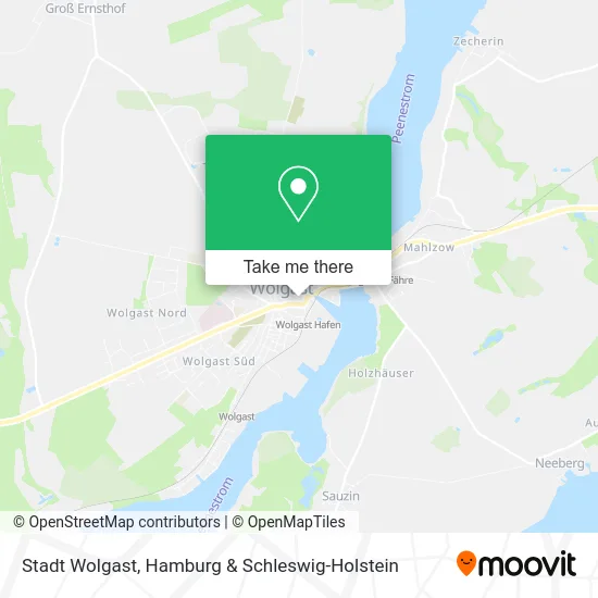 Карта Stadt Wolgast