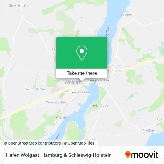 Hafen Wolgast map