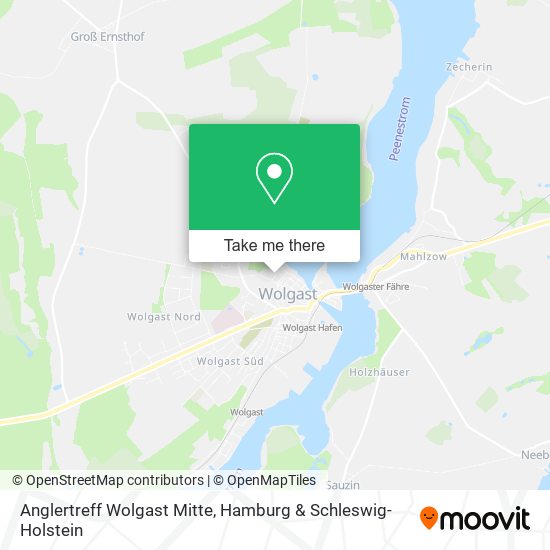 Anglertreff Wolgast Mitte map