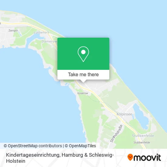 Карта Kindertageseinrichtung