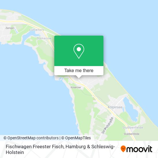 Fischwagen Freester Fisch map