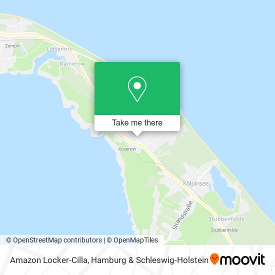 Amazon Locker-Cilla map