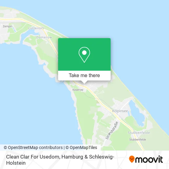 Карта Clean Clar For Usedom