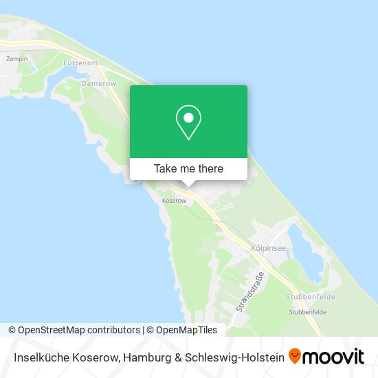 Inselküche Koserow map