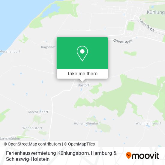 Ferienhausvermietung Kühlungsborn map