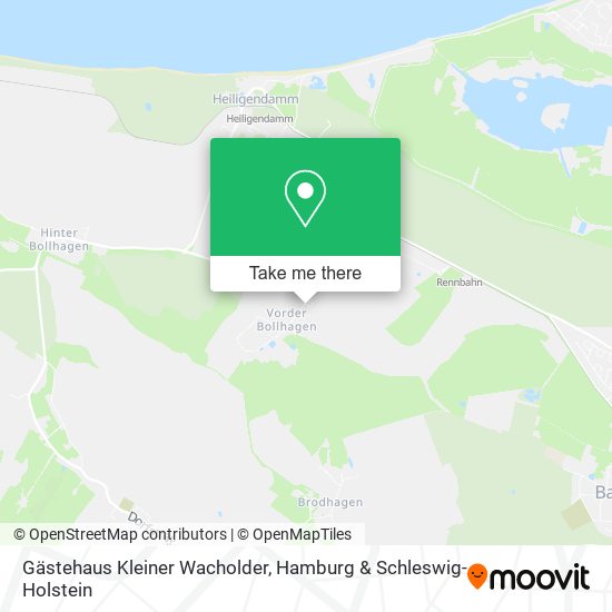 Gästehaus Kleiner Wacholder map