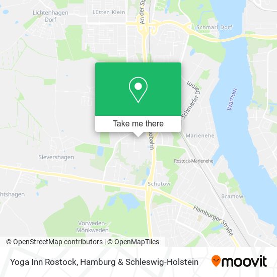 Yoga Inn Rostock map