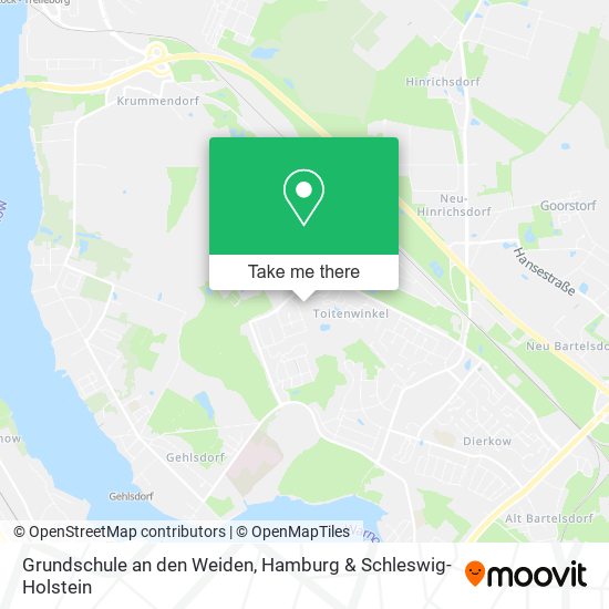 Grundschule an den Weiden map