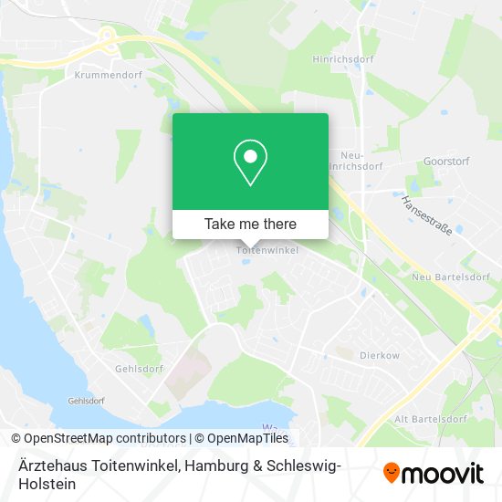 Ärztehaus Toitenwinkel map