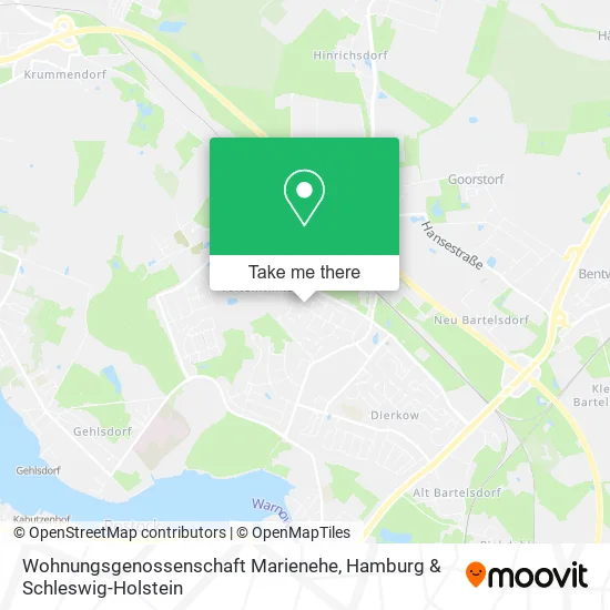 Карта Wohnungsgenossenschaft Marienehe