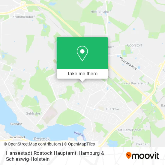 Карта Hansestadt Rostock Hauptamt