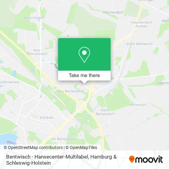 Карта Bentwisch - Hansecenter-Multilabel