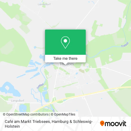 Карта Café am Markt Triebsees