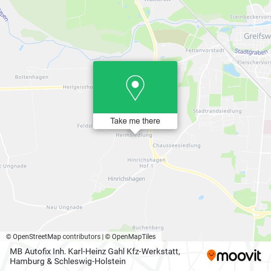 MB Autofix Inh. Karl-Heinz Gahl Kfz-Werkstatt map