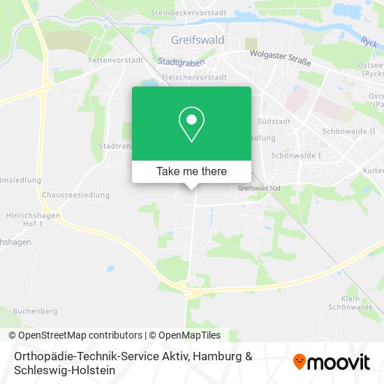 Orthopädie-Technik-Service Aktiv map