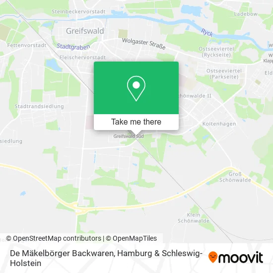 Карта De Mäkelbörger Backwaren