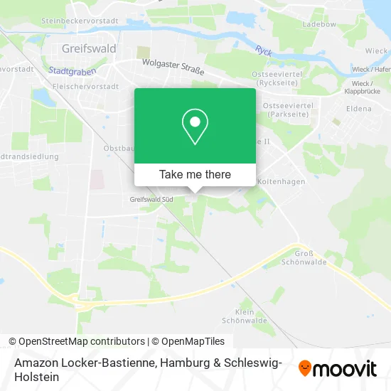 Карта Amazon Locker-Bastienne