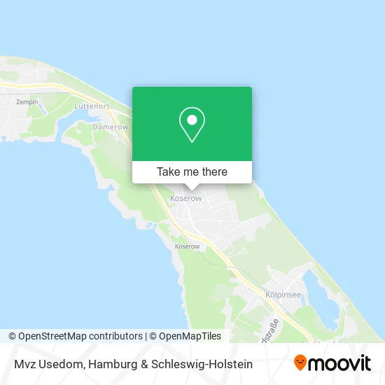 Карта Mvz Usedom