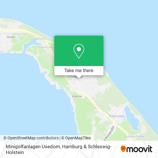 Карта Minigolfanlagen Usedom